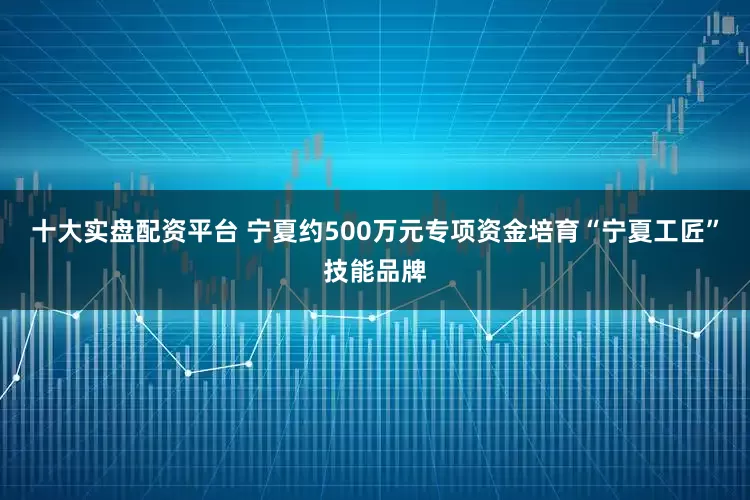 十大实盘配资平台 宁夏约500万元专项资金培育“宁夏工匠”技能品牌